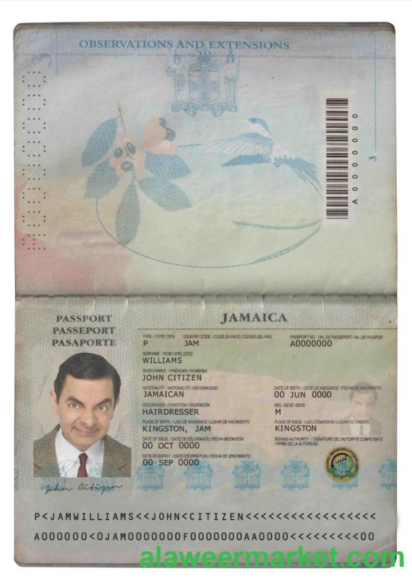 Jamaica passport
